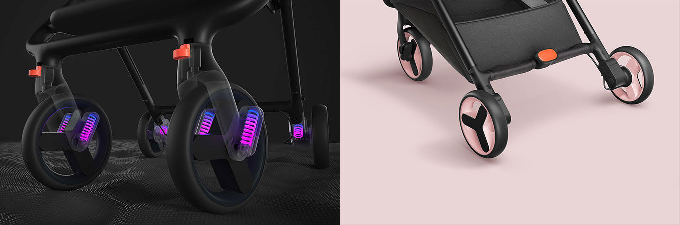 Xiaomi Stroller Buggy Brakes & Wheels
