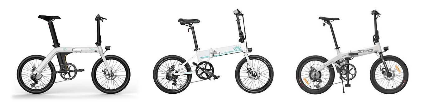 Fiido D11 vs Fiido D4s vs Xiaomi Himo Z20 - 20" folding e-bike - Comparison