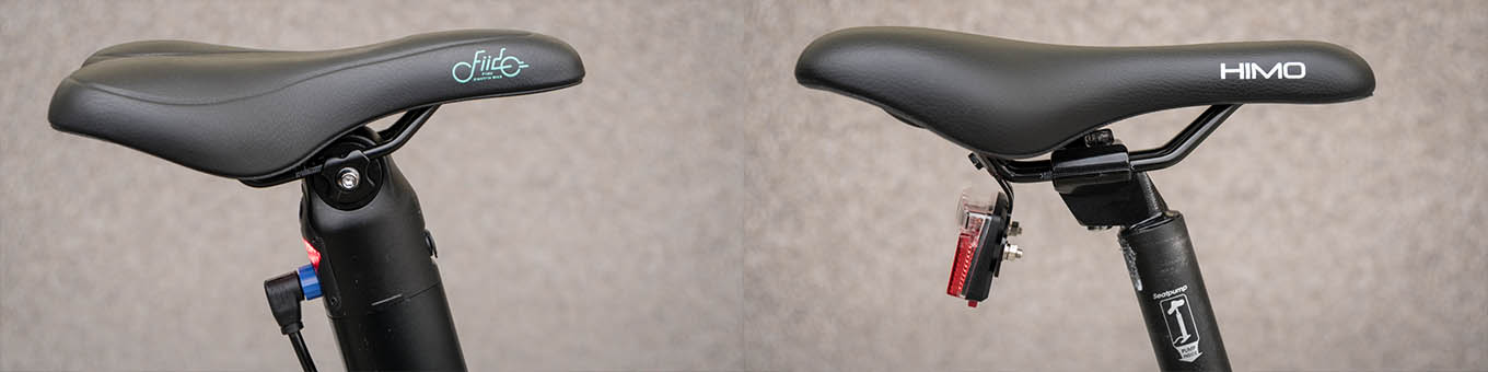 Fiido D11 vs Himo Z20 vs Fiido D4s comparison review- Saddle