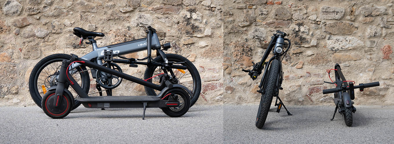 Himo C20 vs Xiaomi Scooter Pro 2 - Storage Space