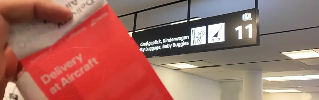 baby stroller carry-on luggage or checked baggage